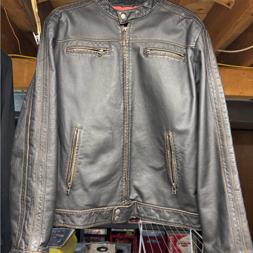 Danier Black Leather Jacket